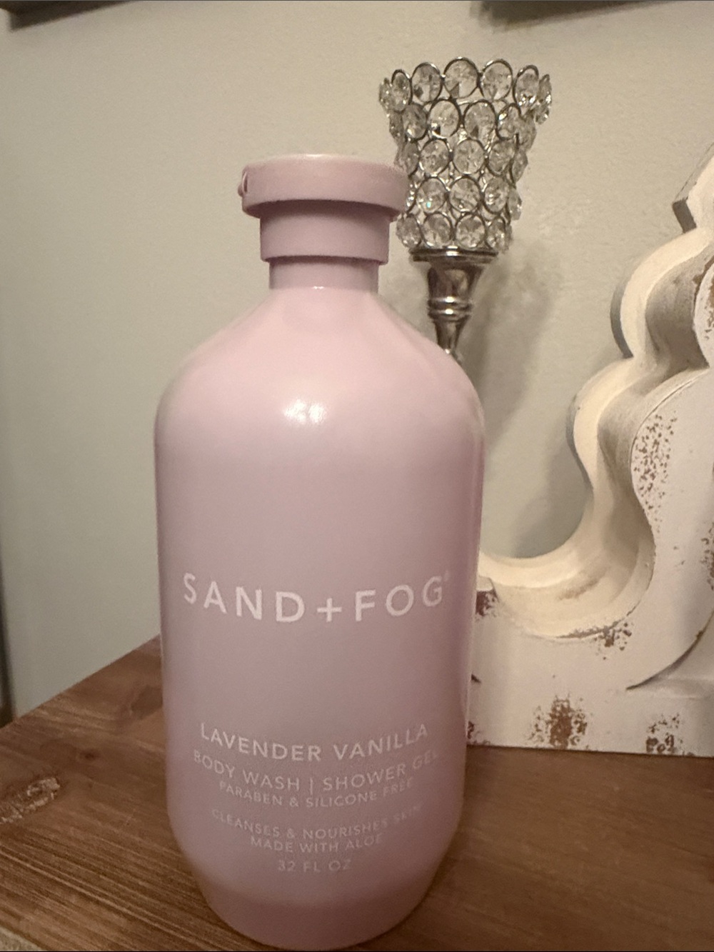 Sand and Fog Lavender Vanilla Body Wash & Shower Gel - Pale Lavender
